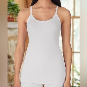 Women's Rib-Knit Cotton Camisole, sz 2x